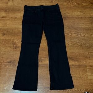 American Eagle Outfitters Black Kick Boot Jeans